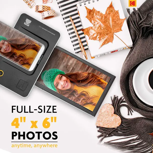 Kodak Dock and Wi-Fi Portable 4x6-inch Instant Photo Printer