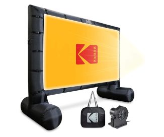KODAK Inflatable Outdoor Projector Screen Can Be Inflated in Minutes