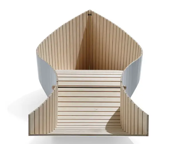 KOII Foldable Deckchair by Sascha Akkermann