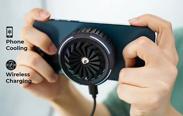 KooKit - Snap-on Phone Cooler and Wireless Charger in One