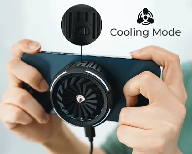 KooKit - Snap-on Phone Cooler and Wireless Charger in One - Tuvie Design