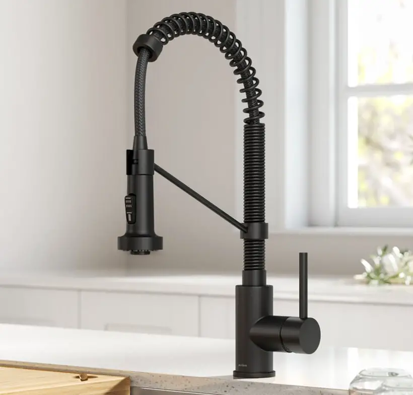 Kraus Bolden Touchless Single Handle Kitchen Faucet with Accessories