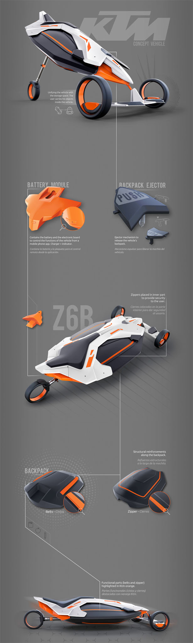 KTM Unipersonal Concept Vehicle by Manuel Frontini