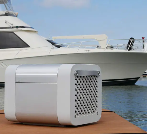 Kube Bluetooth Speaker Cooler Storageby Thomas & Darden