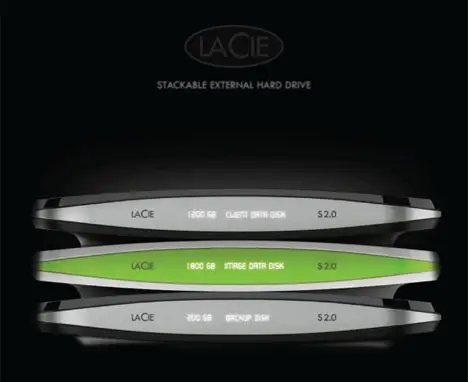 Lacie S2.0 External Hard Drive Design