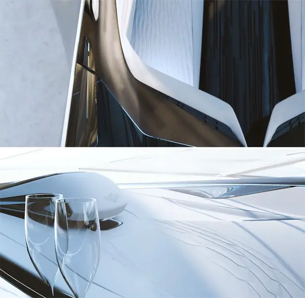 Futuristic Lagonda August Concept Car by Oscar Johansson