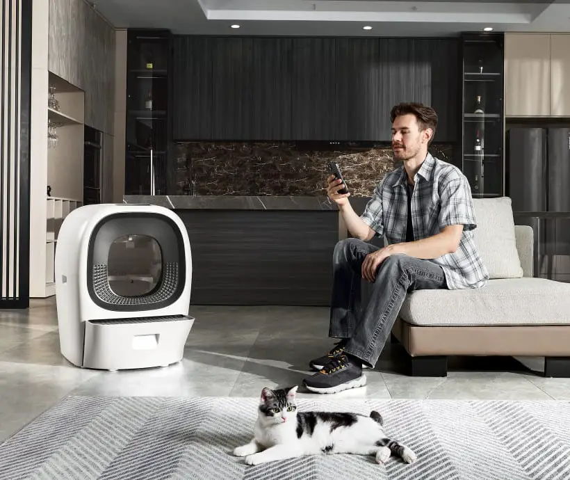 LALAHOME RealScooper: Smart Self-Refill Litter Box