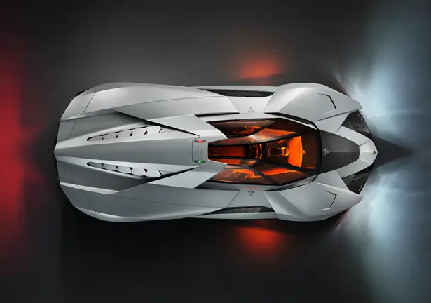 Lamborghini Egoista Concept Car HOMAGE FOR LAMBORGHINI'S 50TH ANNIVERSARY