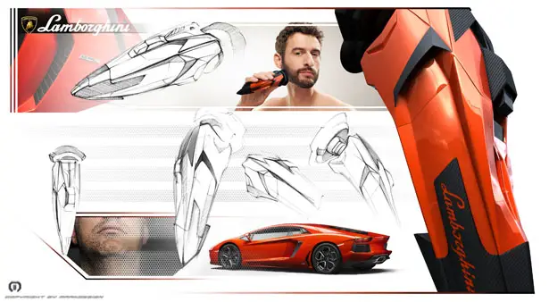 Lamborghini Electric Shaver Concept by Marko Petrovic