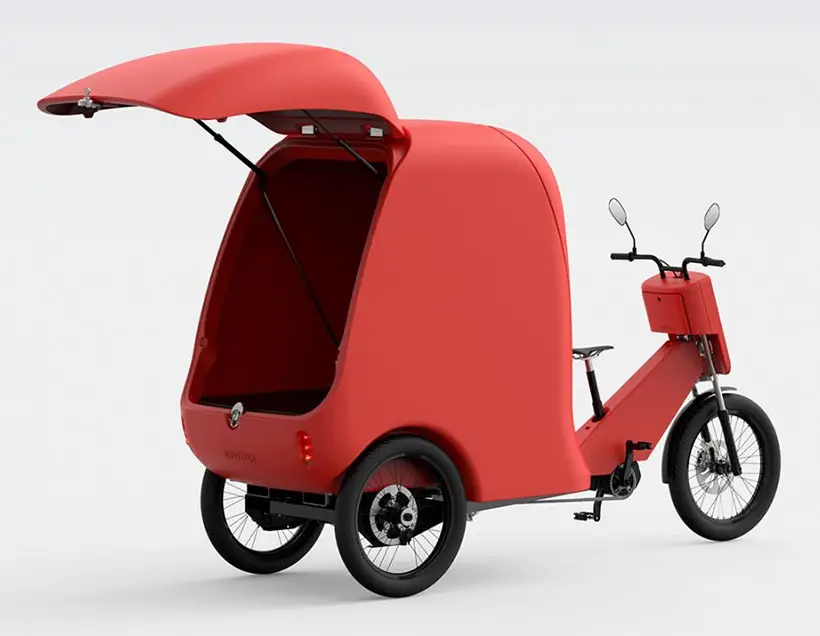 Three wheel electric online cargo bike