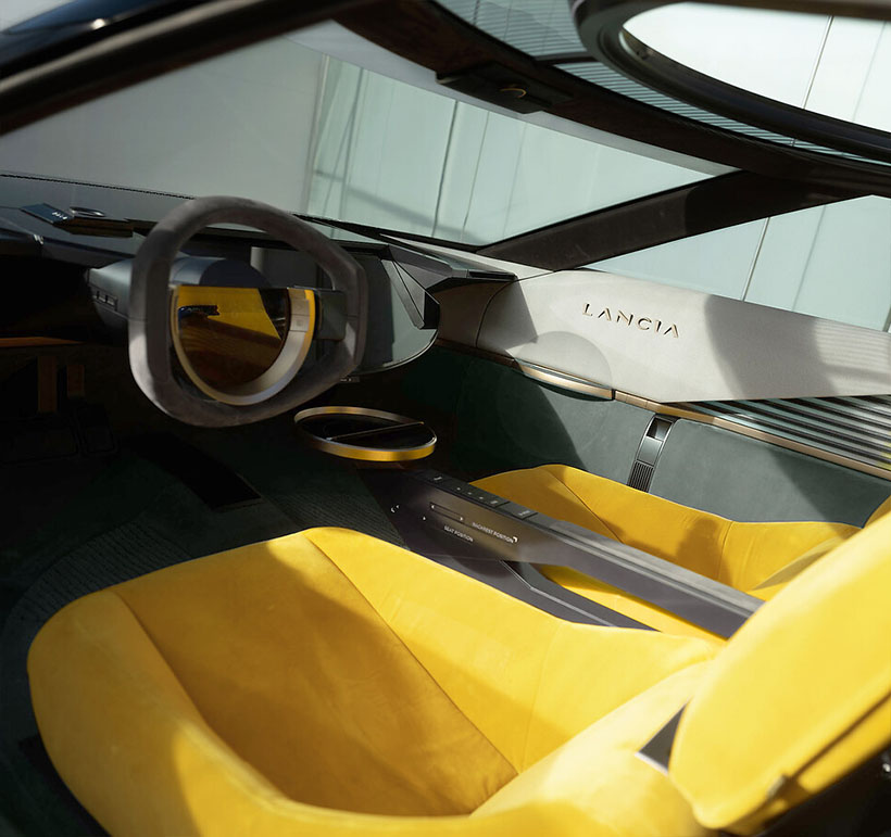 Italian Furniture Design Inspired Lancia Pu+Ra HPE 100% Electric Car