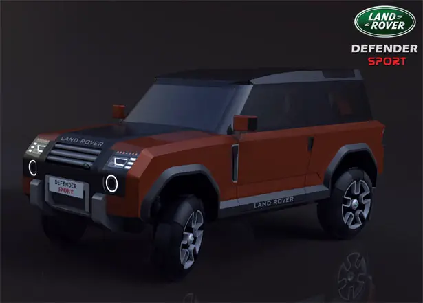 Land Rover Defender Sport Concept Car by Giorgi Tedoradze