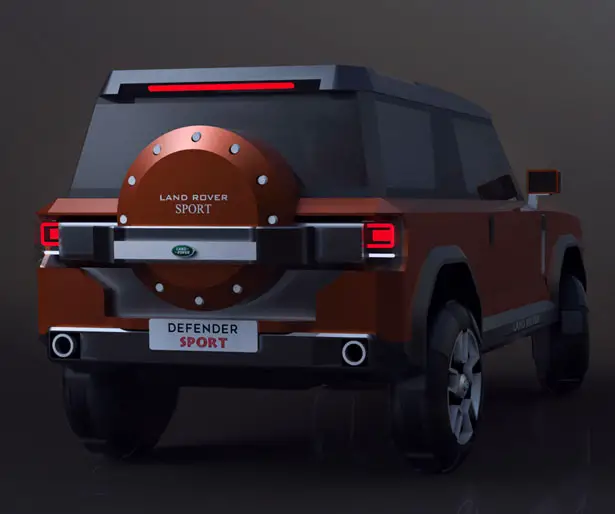 Land Rover Defender Sport Concept Car by Giorgi Tedoradze