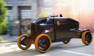 Land Rover Utaric Autonomous Delivery Van With Companion Drone