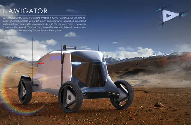 Land Rover Utaric Autonomous Vehicle by Kamil Podolak