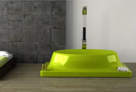 landscape bathtub