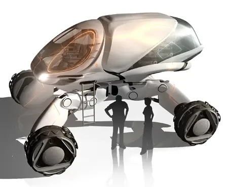 landstorm futuristic vehicle