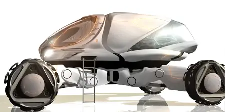 landstorm futuristic vehicle