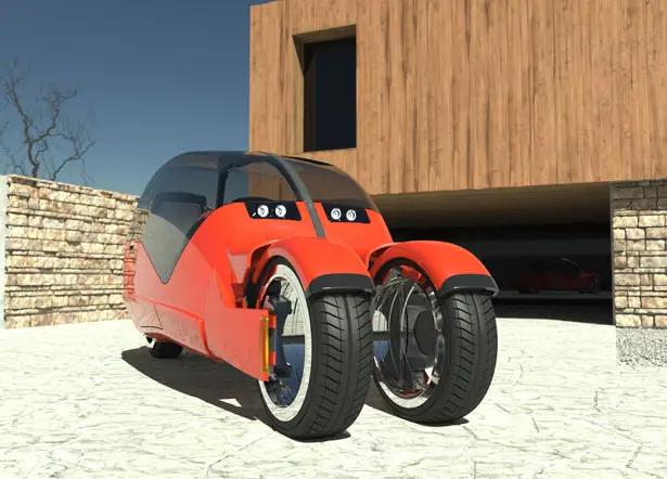 Lane Splitter : Futuristic Car that Splits Into Motorcycles