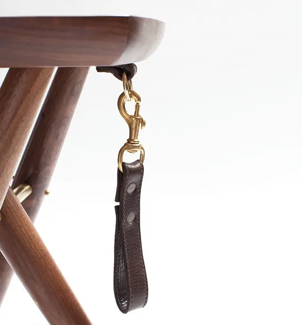 Hand Carved REVISIT and ERICKSON Langhorne Stool Offers Optimal Comfort and Support