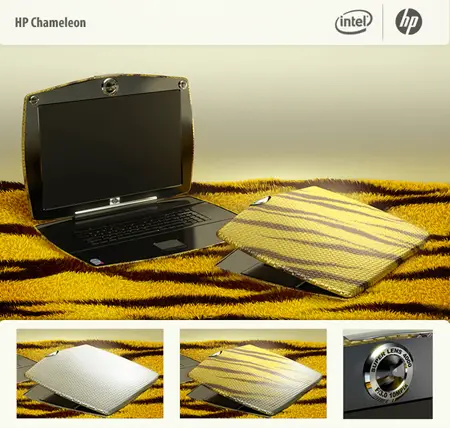 laptop hp chameleon concept