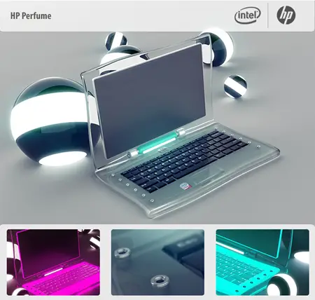 laptop hp perfume concept