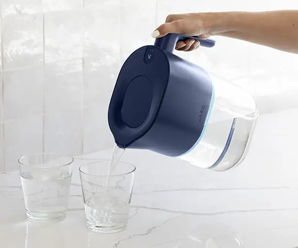 LARQ Pitcher Features Plant-Based Filter and UV-C Light Technology