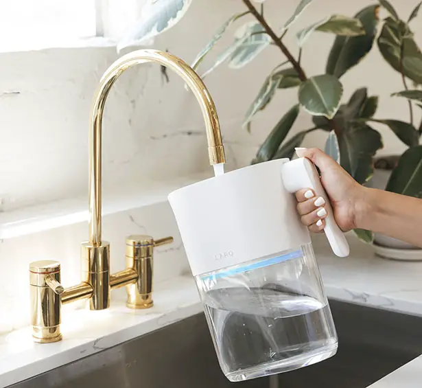 LARQ Pitcher Features Plant-Based Filter and UV-C Light Technology