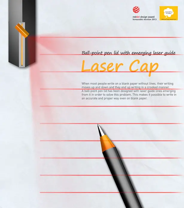 Laser Cap Projector by Jin Won Heo, Da Som Kim, Chang Man Son