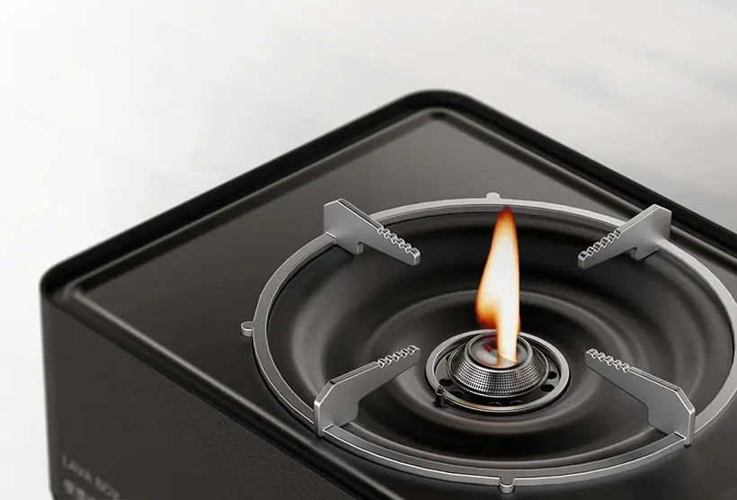 Lava Box Portable Stove Concept by Chen Yun, Liu Anqi, Pan Tian, Lu Yin, and Yifeeling Design Lab