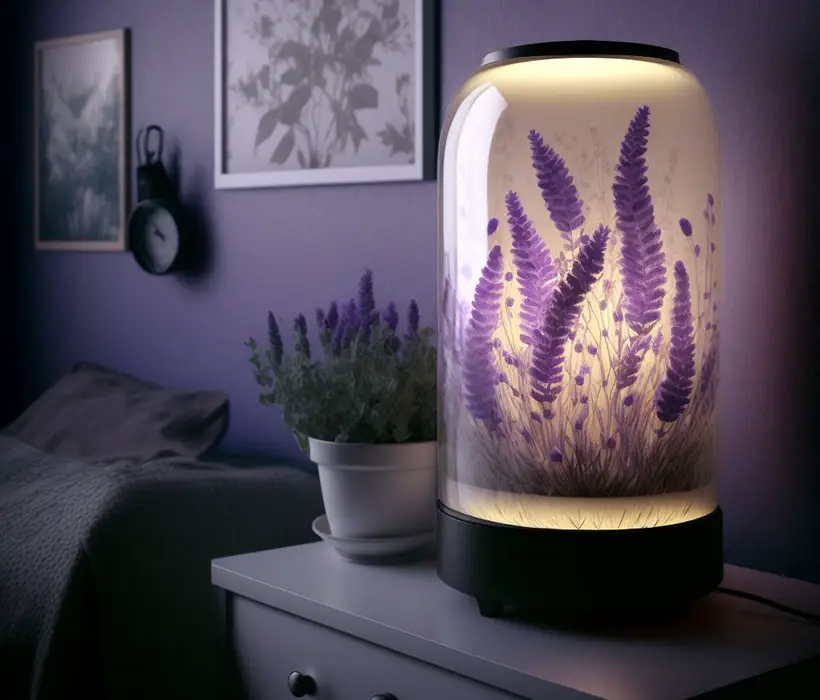 Lavender Lamp by Marko Vuckovic