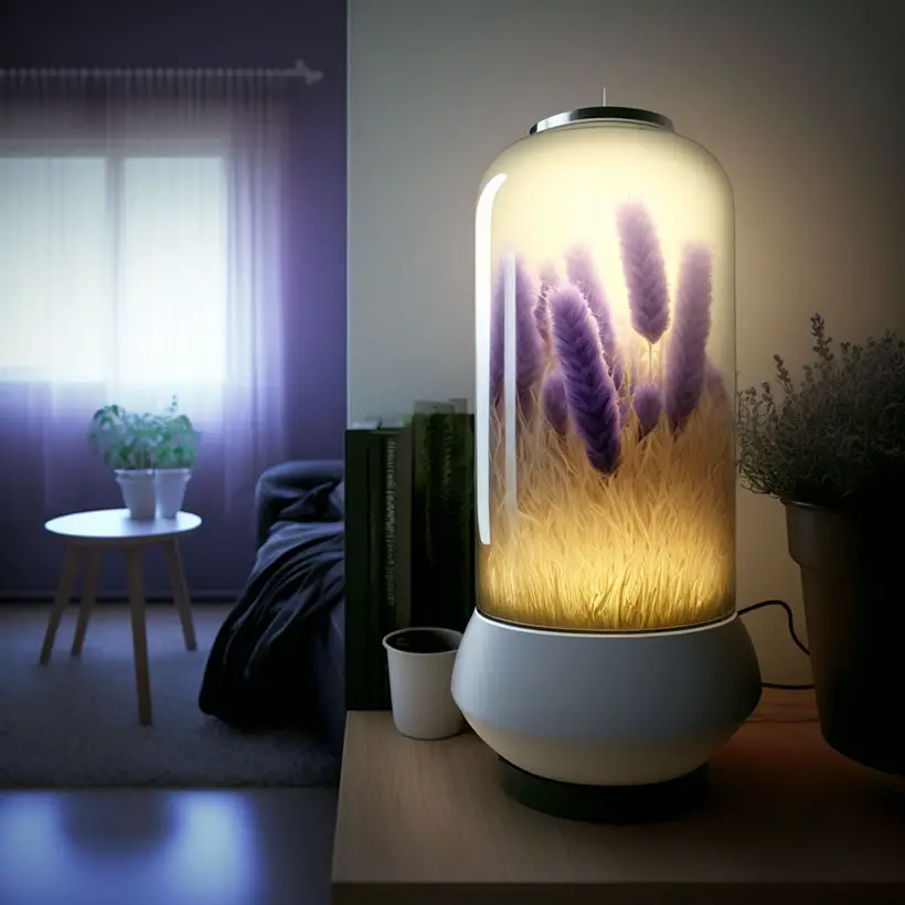 Lavender Lamp by Marko Vuckovic