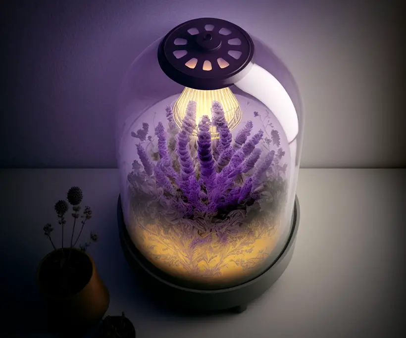 Lavender Lamp by Marko Vuckovic