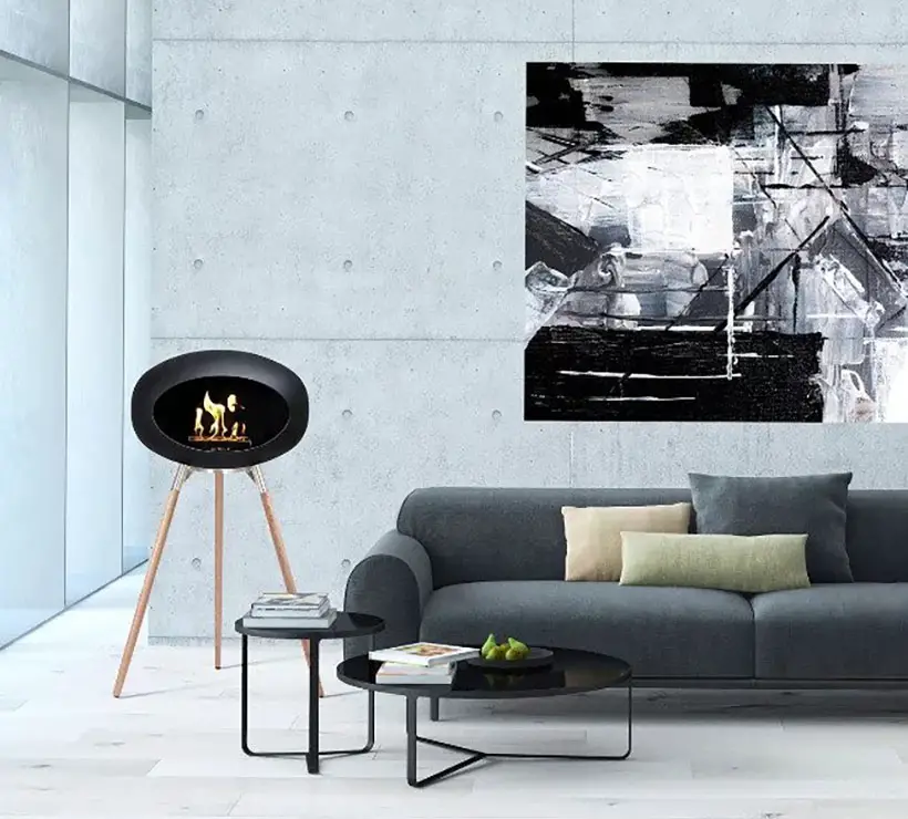 Le Feu Dome Ground High Fireplace