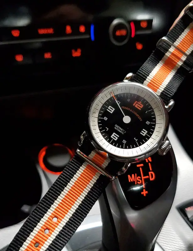Ferro & Co. Distinct 3 Vintage Racing Style Watch Series - Le Mans Inspired Watch Design