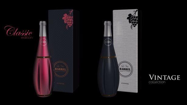 Le Vin Barrel Premium Wine Packaging Design by Tony Thomas Narikulam