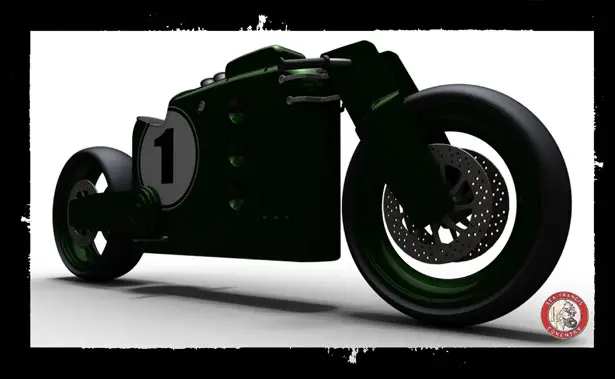 Lea-Francis Cafe Racer Motorcycle by John Bridge