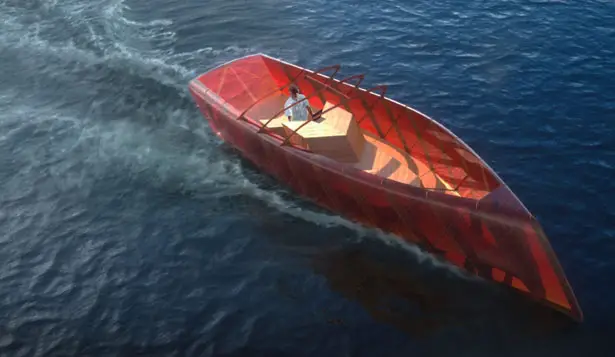 Leaf Pleasure Boat by Sitbon Architectes and Alessandro Comuzzi