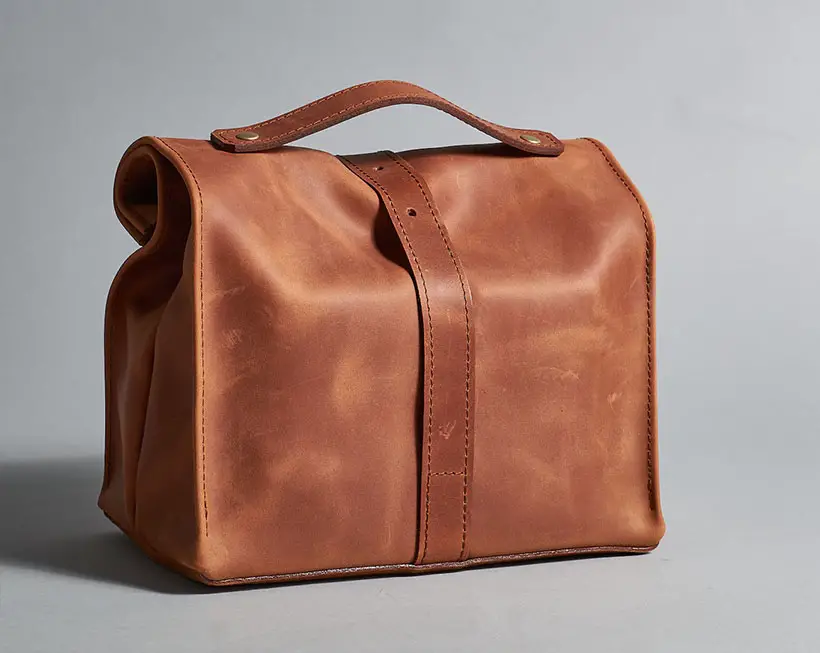 Leather Personalized Lunch Bag