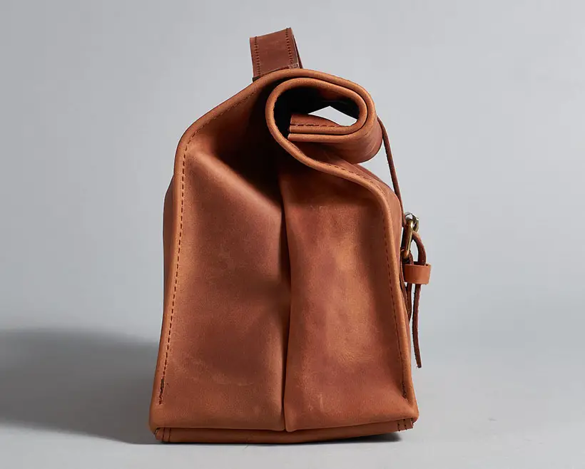 Leather Personalized Lunch Bag
