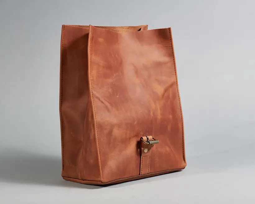 Leather Personalized Lunch Bag