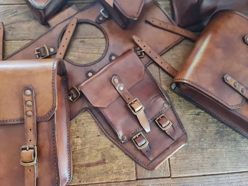 Leather Tank Bags Designed for Ducati Desertsled and Ducati Scrambler