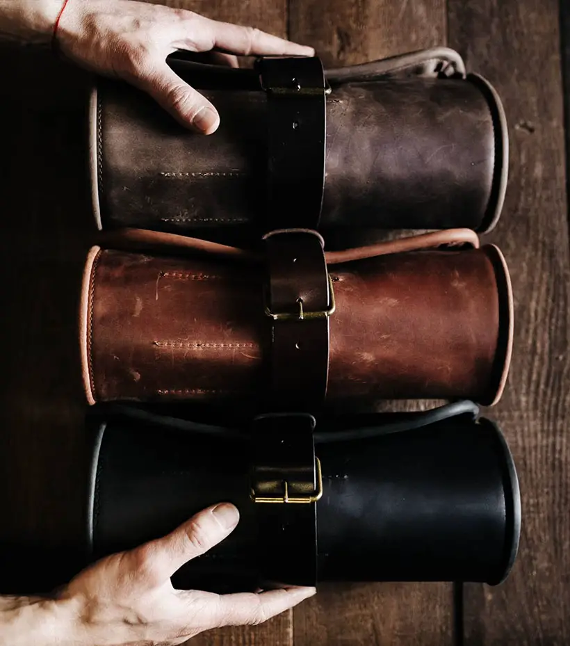 Leather Tools Roll Bag with 11 Slots