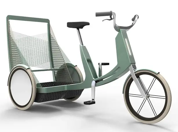 Lecomotion Nested Urban E-trike by Natacha Lesty