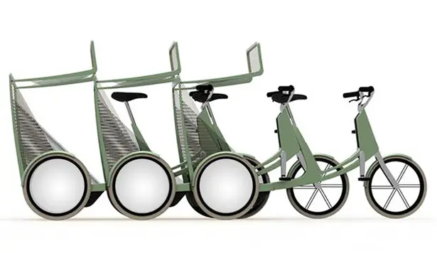 Lecomotion Nested Urban E-trike by Natacha Lesty