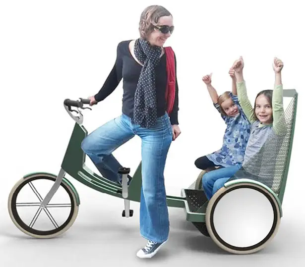 Lecomotion Nested Urban E-trike by Natacha Lesty