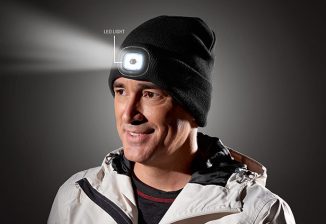 Warm and Cozy LED Light Up Beanie for Camping or Night Running