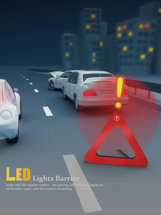 LED Lights Barrier Design Improves Safety On The Road