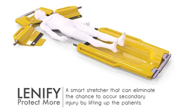 Lenify Collapsible Emergency Stretcher by Danny Lin