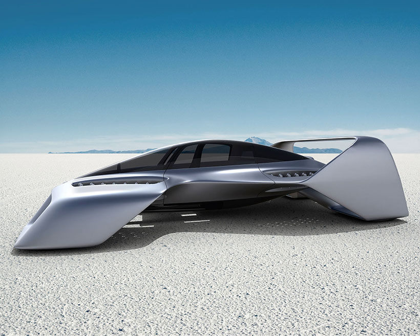 Futuristic Leo Coupe Flying Jet Car by Leo Flight